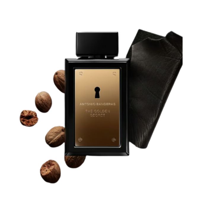 Estuche Perfume Banderas Hombre Golden Secret