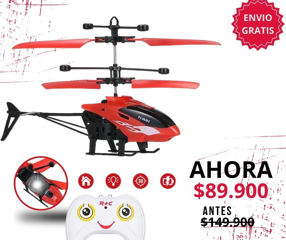 Helicóptero con control remoto