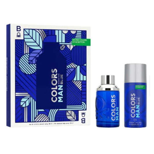 Estuche Benetton Colors Blue 100ml EDT + Desodorante 150ml