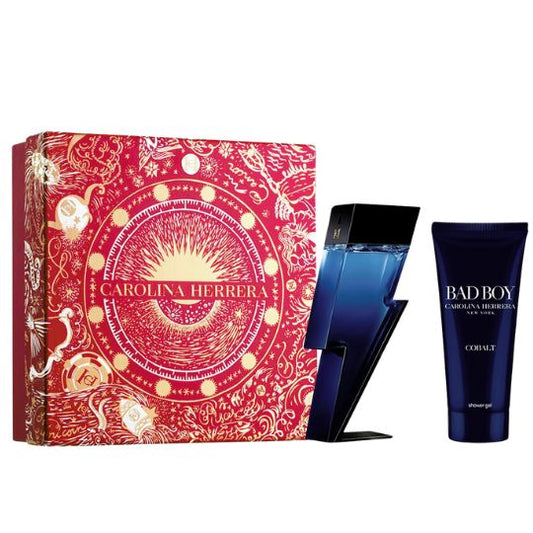 Estuche Carolina Herrera  Bad Boy Cobalt 100 ml + Shower Gel 100ml