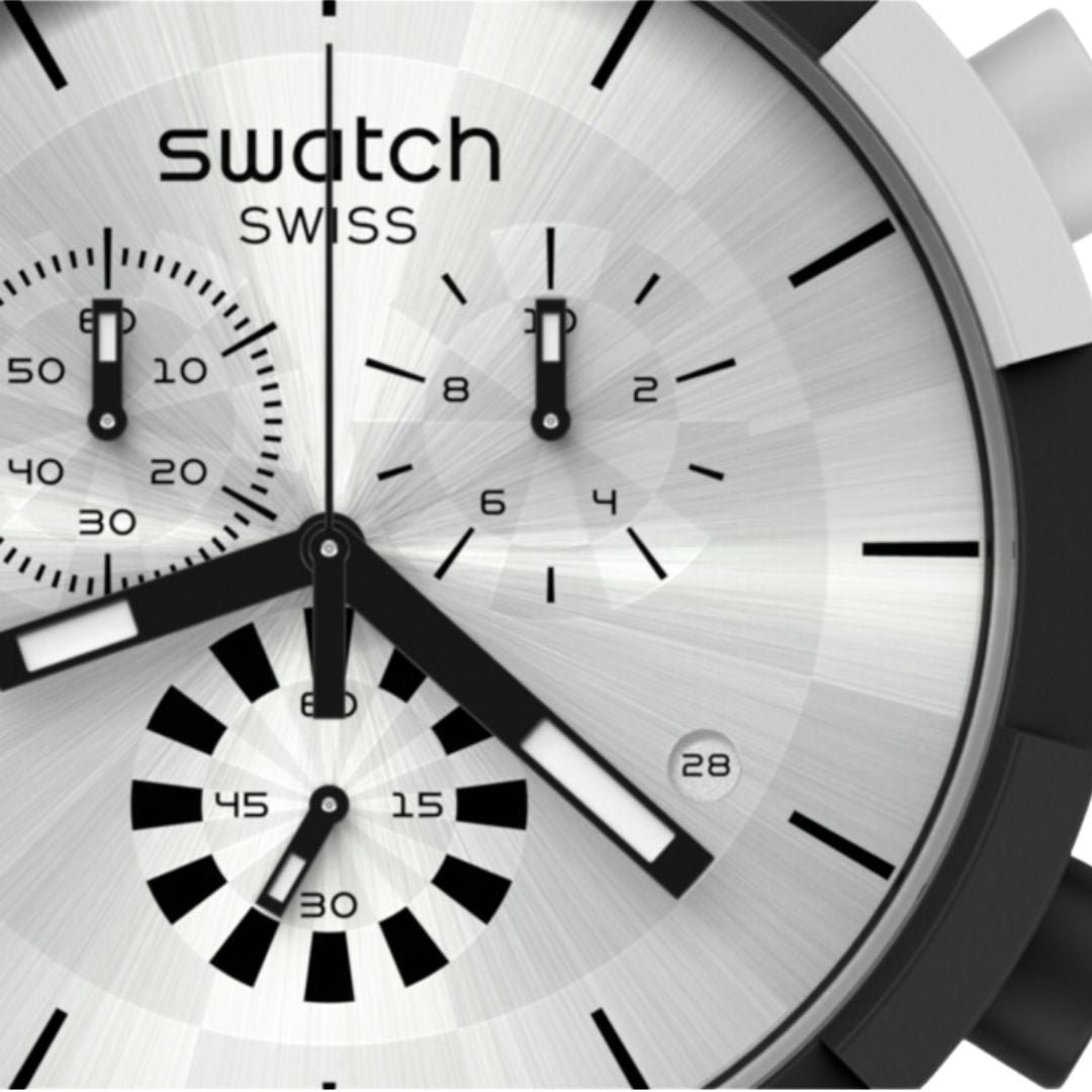 Reloj Swatch  Hombre chequered silver