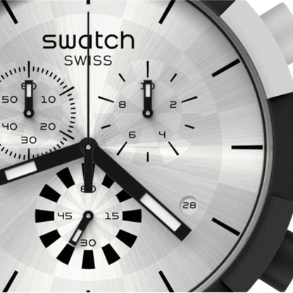 Reloj Swatch  Hombre chequered silver
